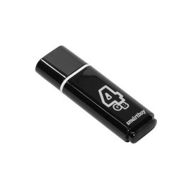 Флэш накопитель USB 4GB Smart Buy Glossy (черная)